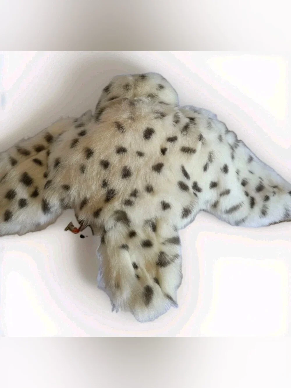 Folkmanis Puppet Snowy Owl Full Swivel Head Stuffed Toy Plush Animal Doll